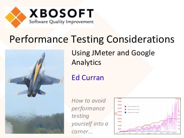 Using JMeter and Google Analytics For Software Performance Testing