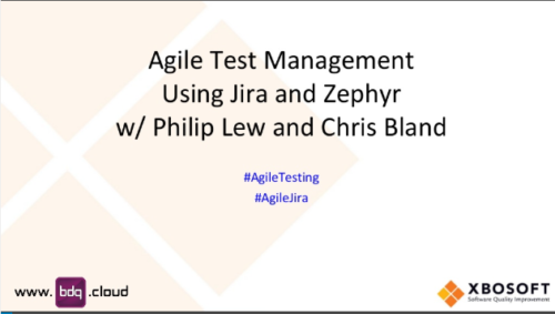 Agile Test Management Using Jira and Zephyr