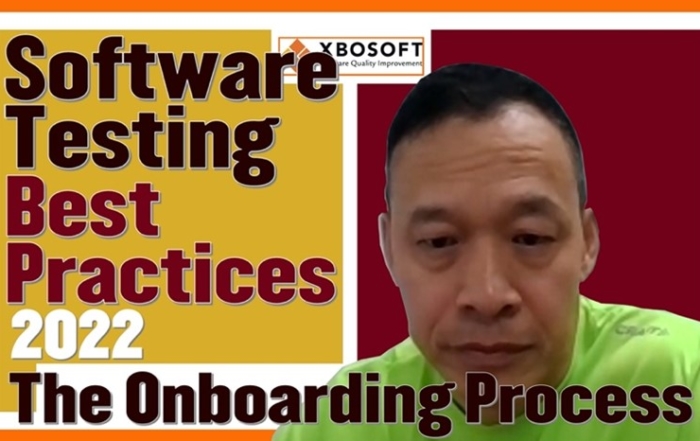 software testing best practices onboarding process